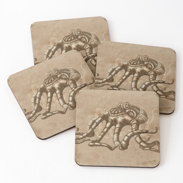 Item preview, Steampunk Octopus designed and sold by FantasySkyArt.