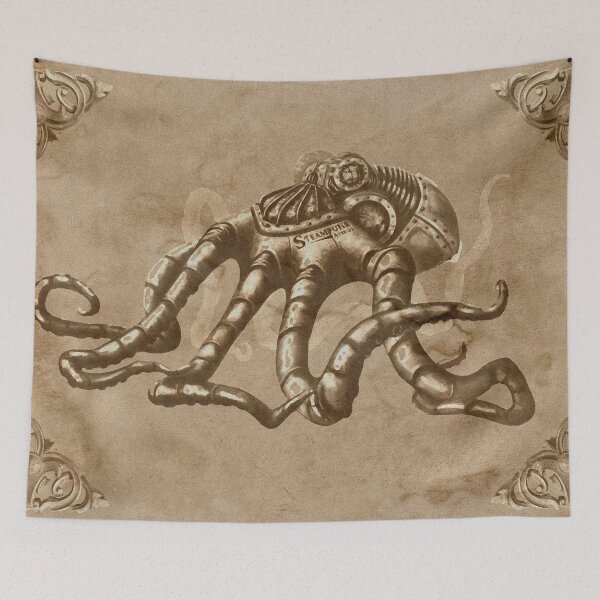 Item preview, Steampunk Octopus designed and sold by FantasySkyArt.