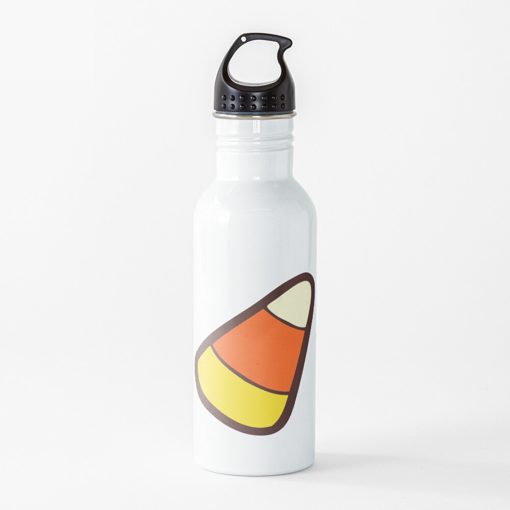 Candy Corn Pattern Water Bottle