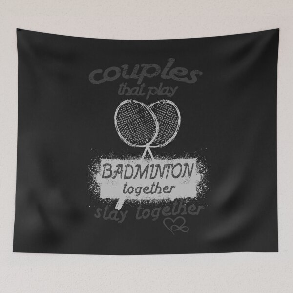 Item preview, Sport badminton couple gift designed and sold by tarek25.