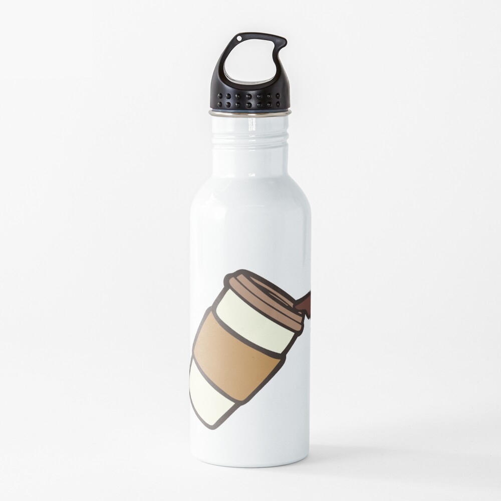 Take it Away Coffee Pattern Water Bottle
