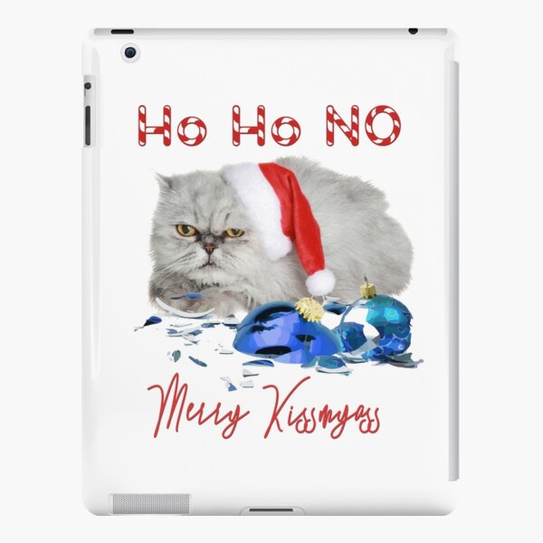 Funny Christmas Cat Merry Kissmyass iPad Snap Case