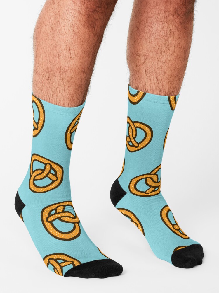 Alternate view of I Heart Pretzels Pattern Socks