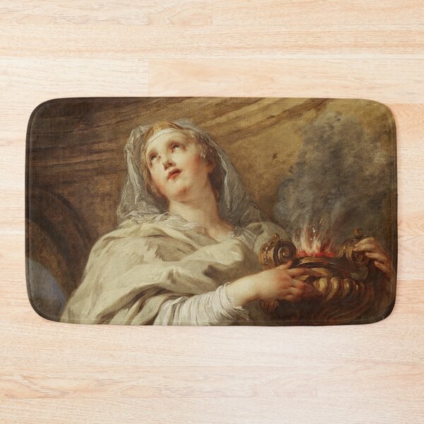Item preview, A Vestal Virgin Tending Fire by Francois Lemoyne designed and sold by Xzendor7 Digital Art Creations.