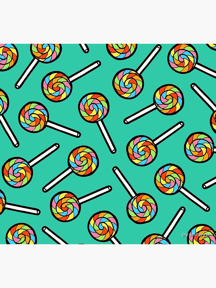 Rainbow Lollipop Pattern by evannave