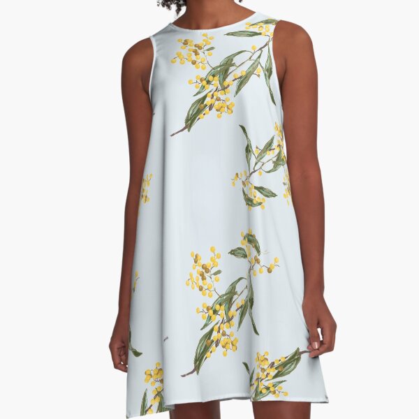 Golden Wattle A-Line Dress