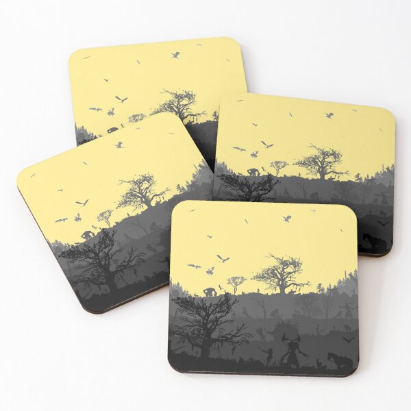 Item preview, WITCHERSCAPE (5 Layers, Yellow Sky) designed and sold by Arbitrarily Awesome.