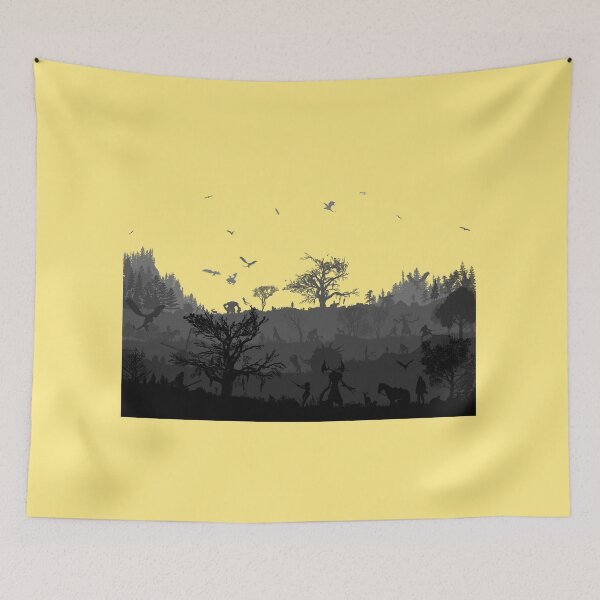 Item preview, WITCHERSCAPE (5 Layers, Yellow Sky) designed and sold by Arbitrarily Awesome.