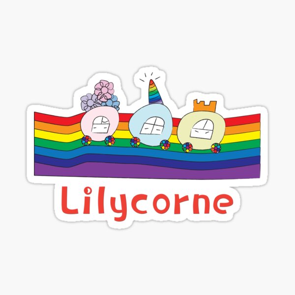 Lilycorne, the 3 carriages Sticker