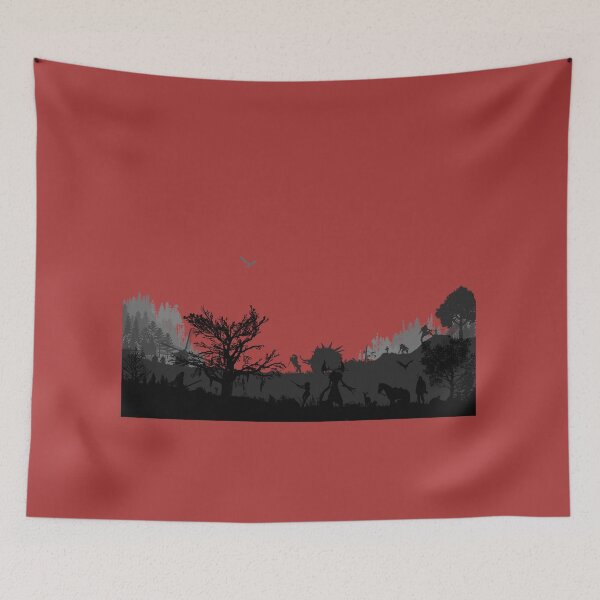 Item preview,  WITCHERSCAPE (2 Layers, Red Sky) designed and sold by Arbitrarily Awesome.