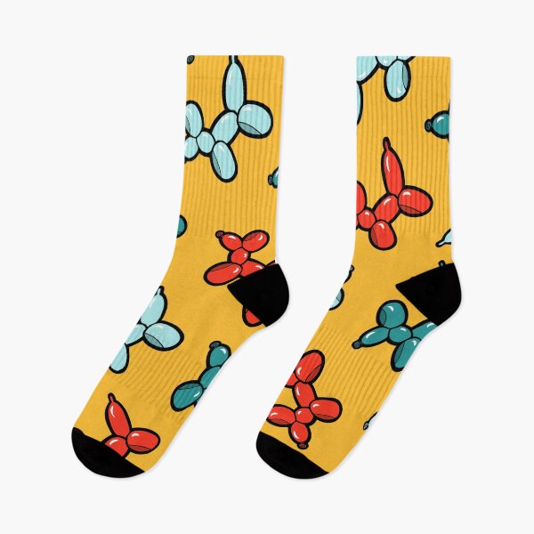 Item preview, Balloon Animal Dogs Pattern in Yellow designed and sold by evannave.