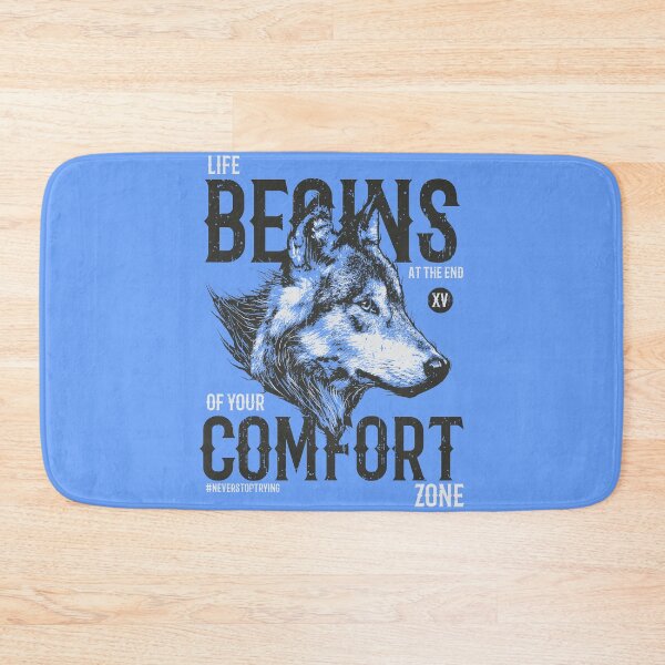 Item preview, Life Begins At The End of Your Comfort Zone designed and sold by flipper42.