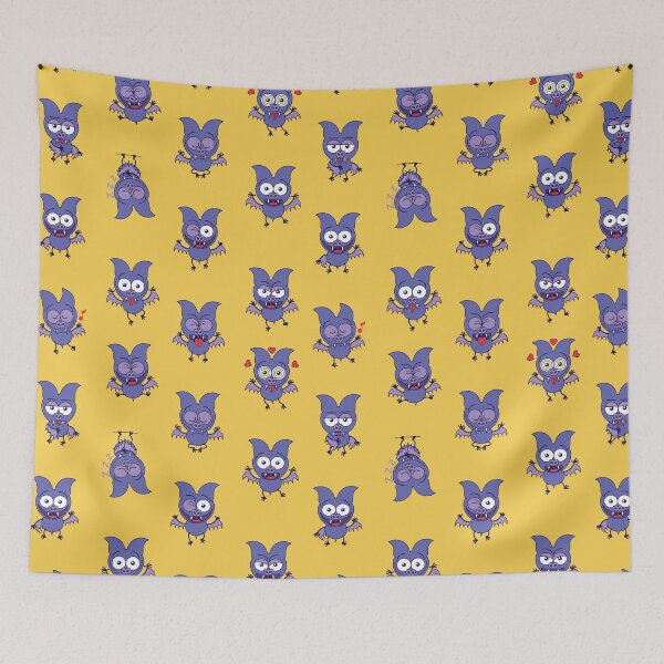 Item preview, Mischievous Halloween bat showing a series of funny moods designed and sold by Zoo-co.