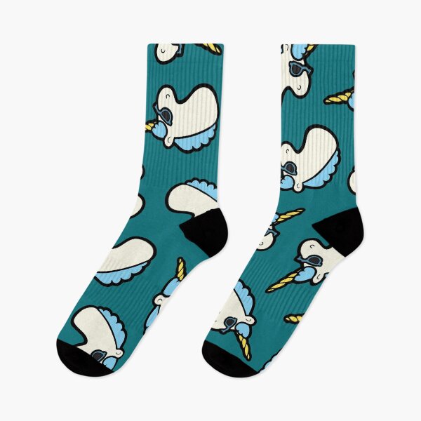Item preview, Unicorns Are Cool Pattern - Blue designed and sold by evannave.