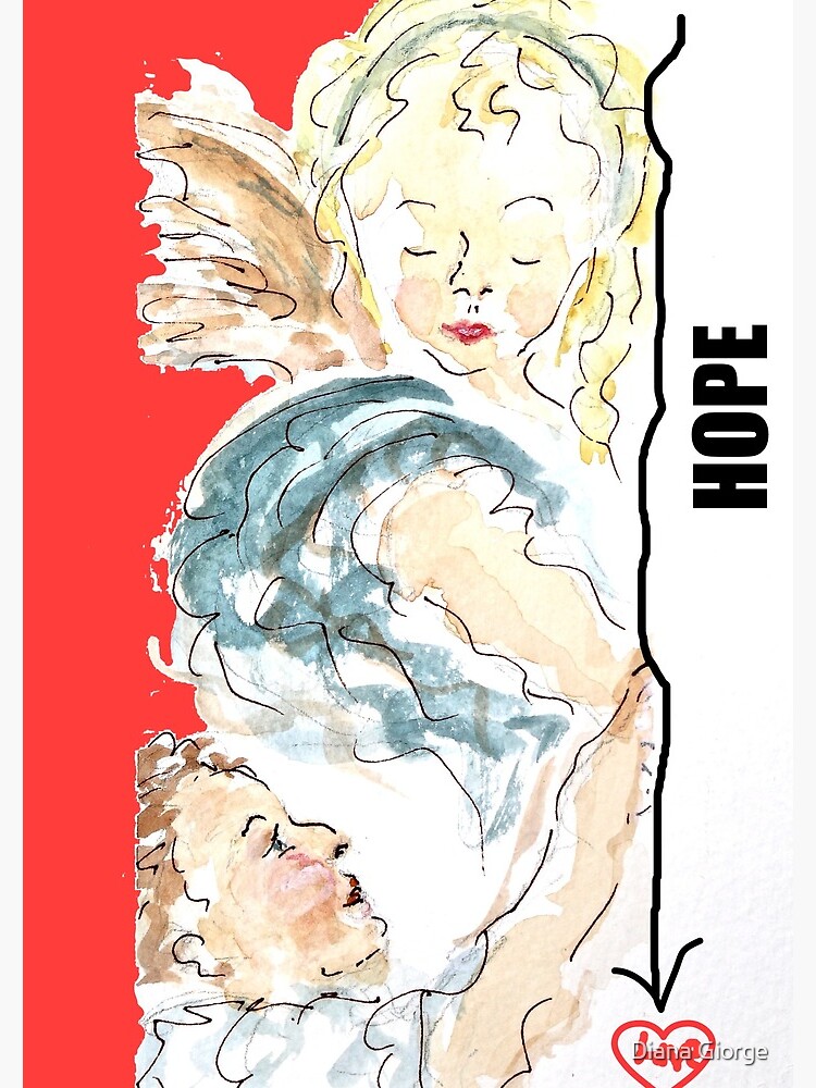 Artwork view, Angel of Hope designed and sold by Diana Giorge