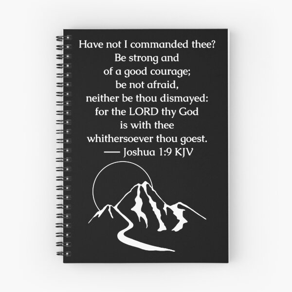 Item preview, Joshua 1:9 KJV Bible Verse designed and sold by VerShirts.