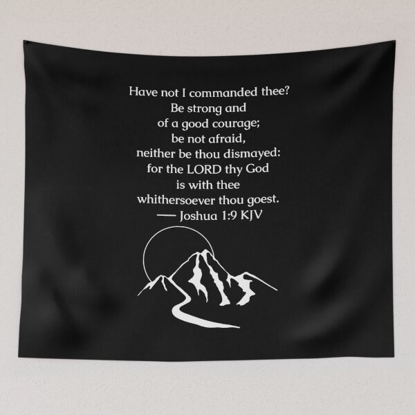 Item preview, Joshua 1:9 KJV Bible Verse designed and sold by VerShirts.