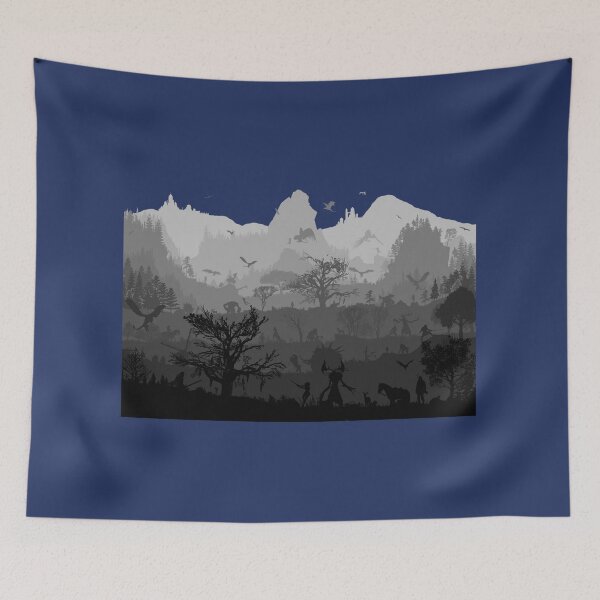 Item preview, WITCHERSCAPE (9 Layers, Navy Sky) designed and sold by Arbitrarily Awesome.