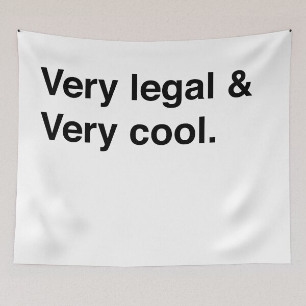 Item preview, very legal & very cool designed and sold by RachelTintedRed.