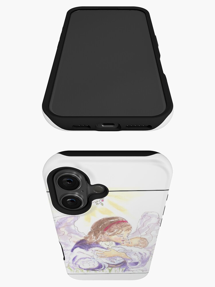 Thumbnail 3 of 4, iPhone Case, Angel of Protection designed and sold by DianaGiorge.