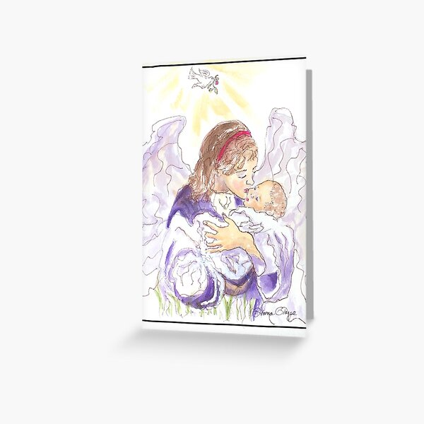 Angel of Protection Greeting Card