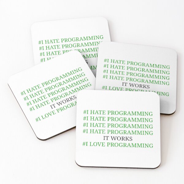 Item preview, I hate programming designed and sold by kailukask.