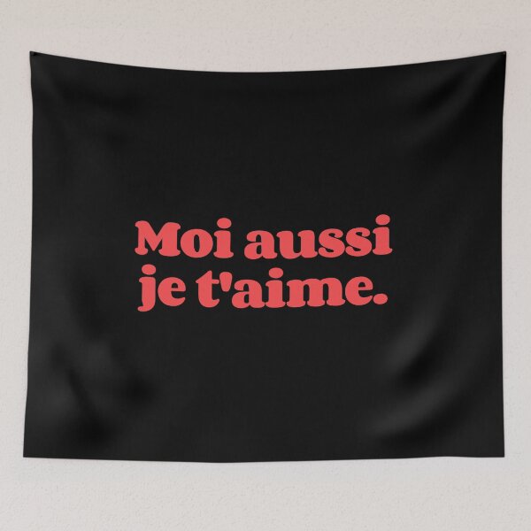 Item preview, Moi aussi je t aime I Love You too designed and sold by Scoopivich.