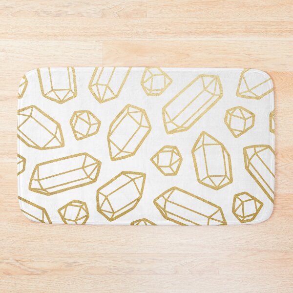 Item preview, Gold and White Gemstone Pattern designed and sold by evannave.