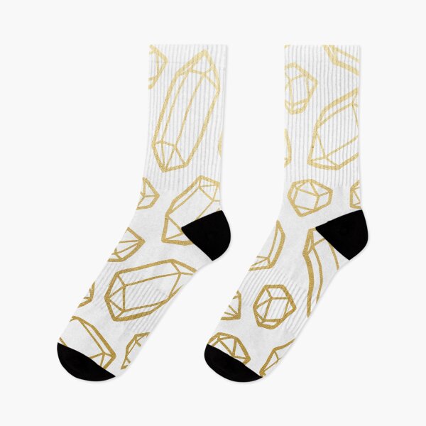 Item preview, Gold and White Gemstone Pattern designed and sold by evannave.
