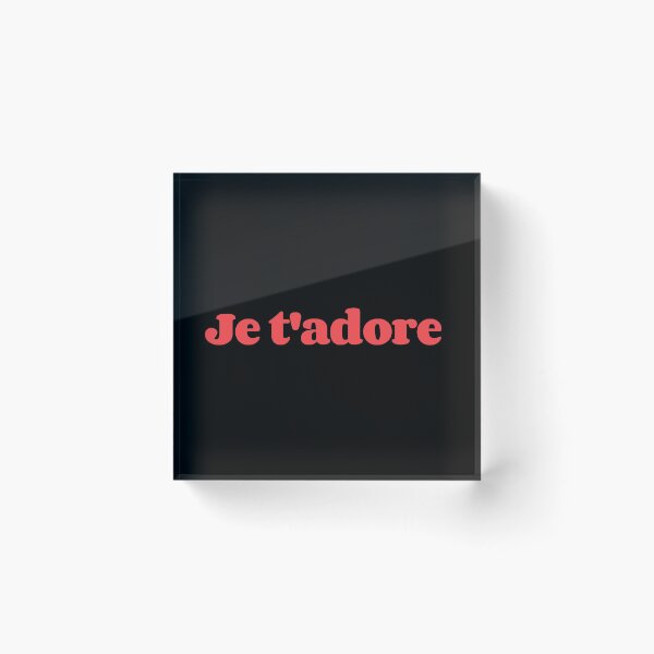 Item preview, je t adore I adore you designed and sold by Scoopivich.