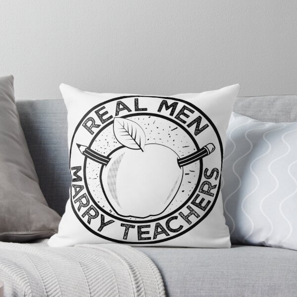 Item preview, Real Men Marry Teachers Funny Teacher Husband designed and sold by inkedtee.