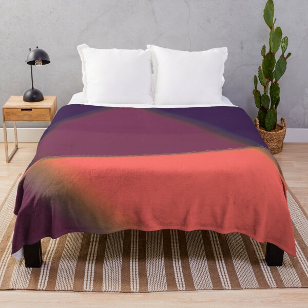 Item preview, Dark Purple Geometric Neon Coral Prism designed and sold by Michelebuttons.
