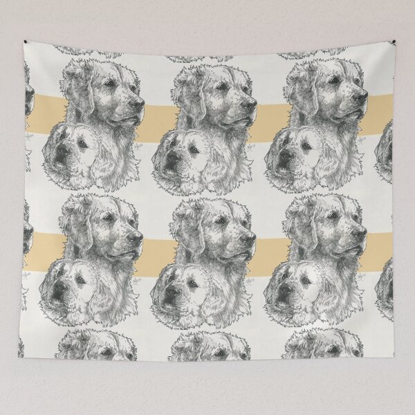 Item preview, Golden Retriever Father & Son designed and sold by BarbBarcikKeith.