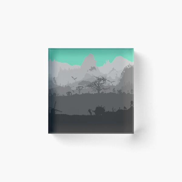 Item preview, WITCHERSCAPE (7 Layers, Aqua Sky) designed and sold by Arbitrarily Awesome.