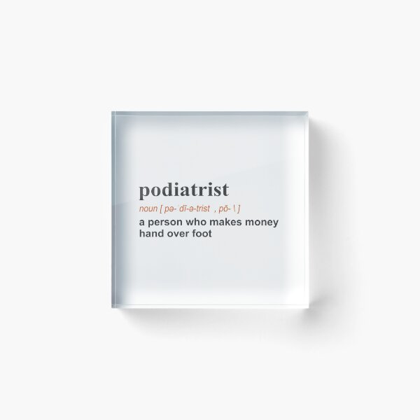 Item preview, podiatrist Funny Gift Definition on light designed and sold by LGamble12345.