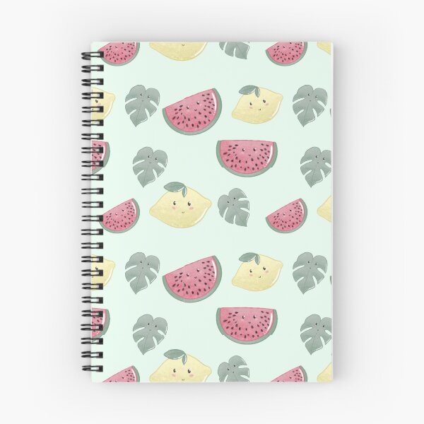 Item preview, lemon, leaves and watermelon pattern designed and sold by AliciaBarten.