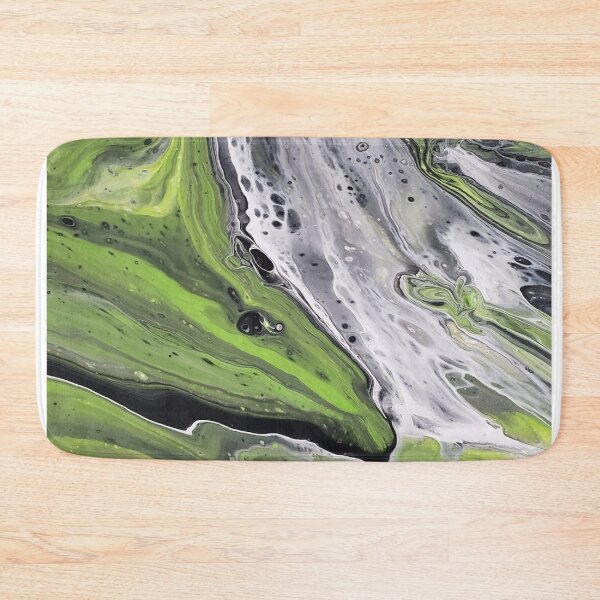 Item preview, Green Meanie - abstract - fluid art designed and sold by crgart.