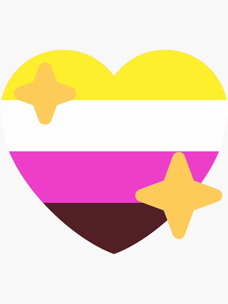 Neon Pastel Nonbinary Flag Sticker By Saytenn Redbubble 0743