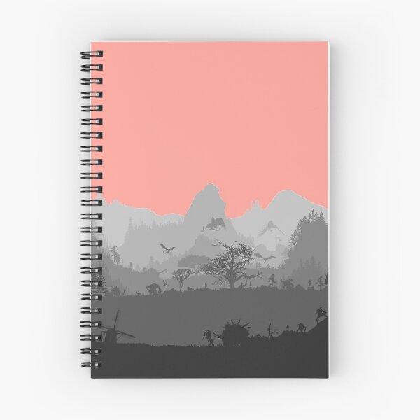 Item preview, WITCHERSCAPE (7 Layers, Coral Sky) designed and sold by Arbitrarily Awesome.