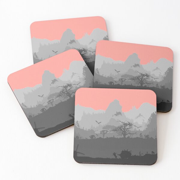 Item preview, WITCHERSCAPE (7 Layers, Coral Sky) designed and sold by Arbitrarily Awesome.