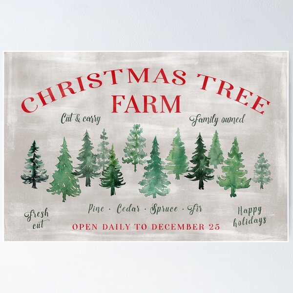 Item preview, Christmas tree farm designed and sold by blursbyai.