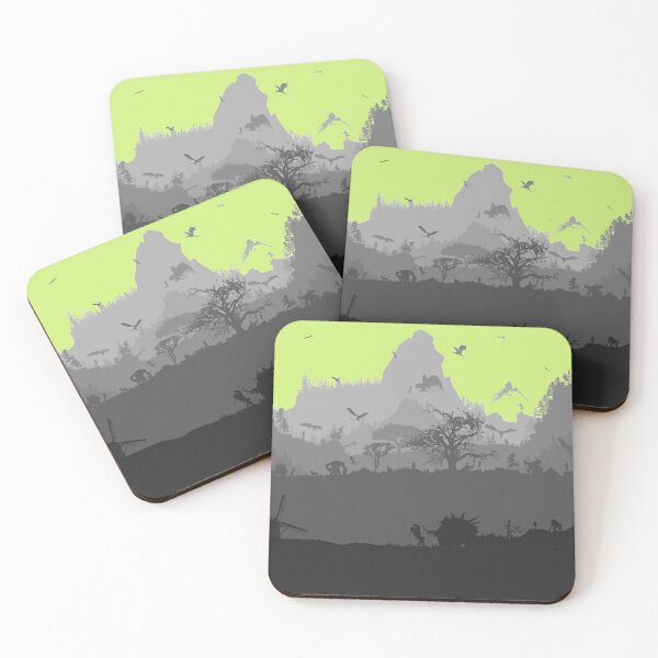 Item preview, WITCHERSCAPE (6 Layers, Lime Sky) designed and sold by Arbitrarily Awesome.