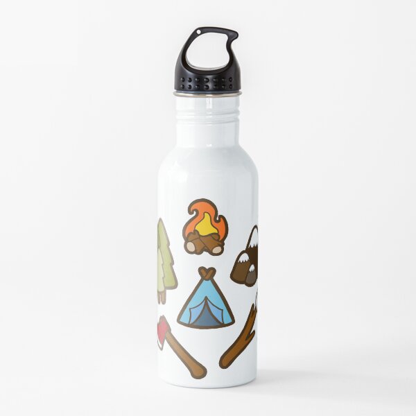 Camping is cool Water Bottle