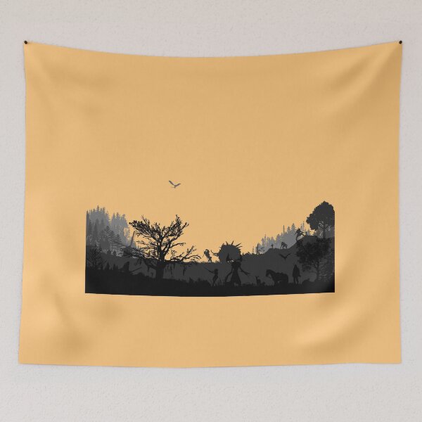 Item preview, WITCHERSCAPE (2 Layers, Orange Sky) designed and sold by Arbitrarily Awesome.