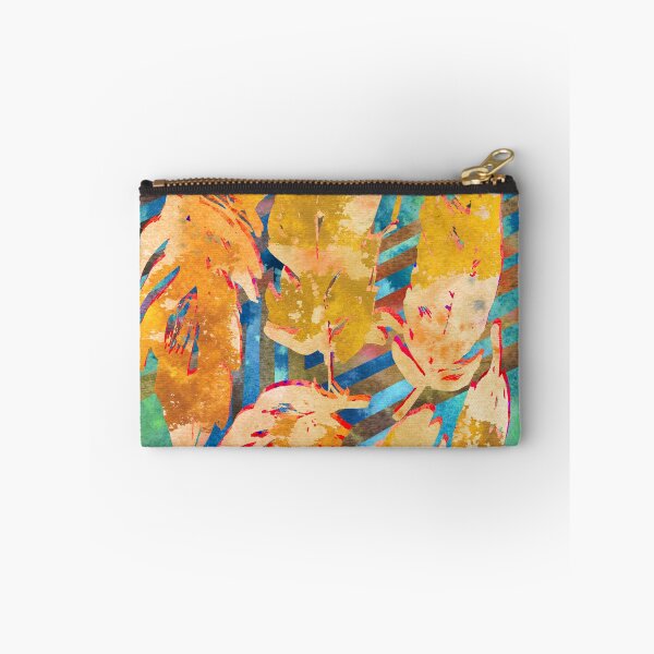 Item preview, Boho Feathers Art Print | Fall Home Decor Watercolor in Gold Blue Teal designed and sold by AndreaHelmArt.