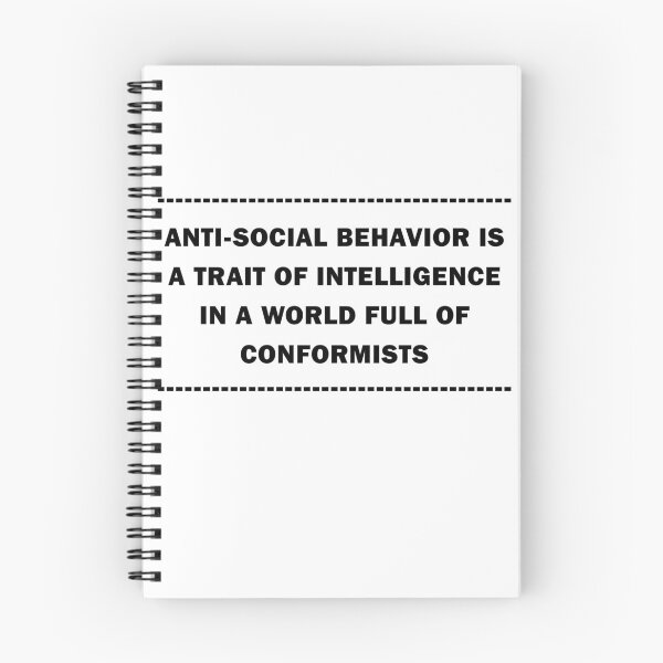 Item preview, Anti-Social Behavior designed and sold by Stanarchy.