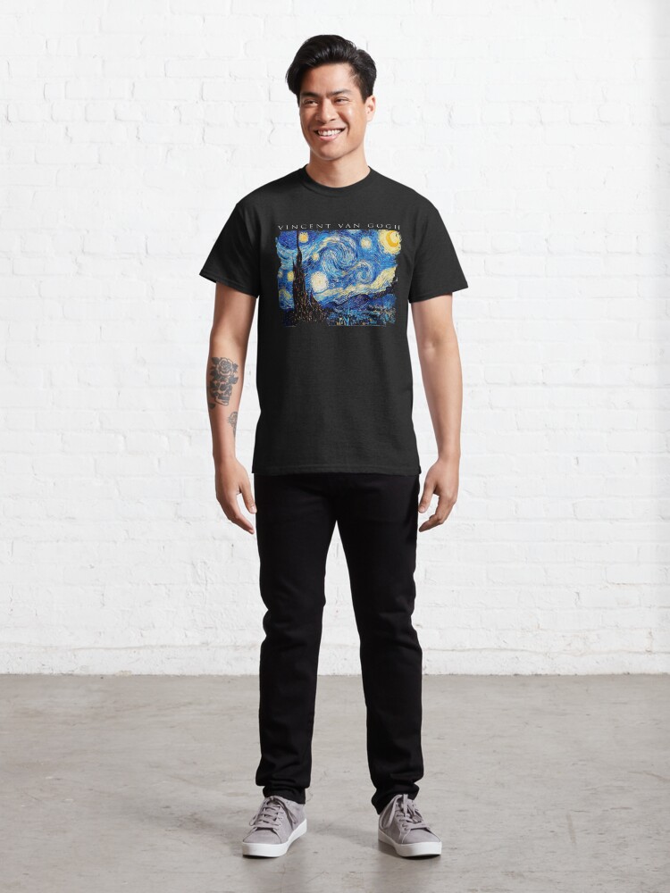 Alternate view of Van Gogh Starry Night Classic T-Shirt