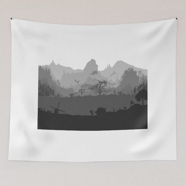 Item preview, WITCHERSCAPE (7 Layers, White Sky) designed and sold by Arbitrarily Awesome.