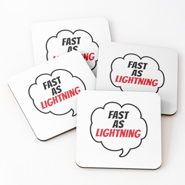 Item preview, Fast As Lightning (Cartoon) designed and sold by SassyClassyMe.