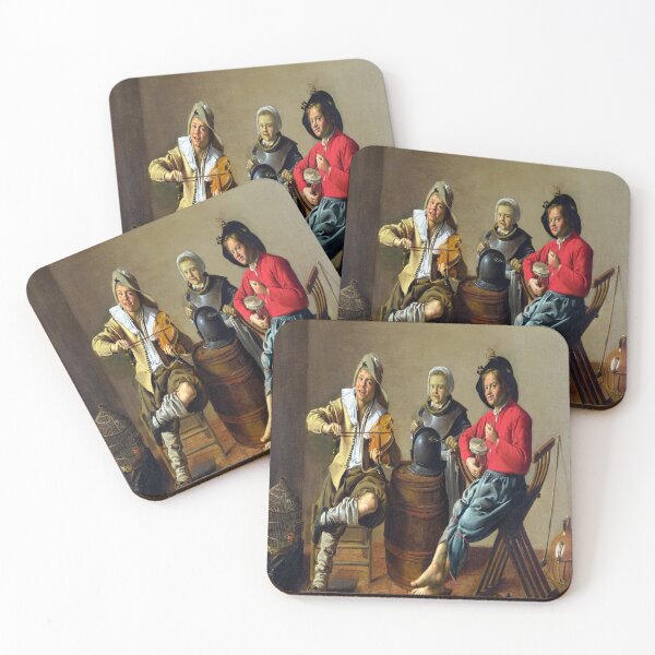 Item preview, Two Boys and a Girl Making Music-Jan Miense Molenaer designed and sold by LexBauer.